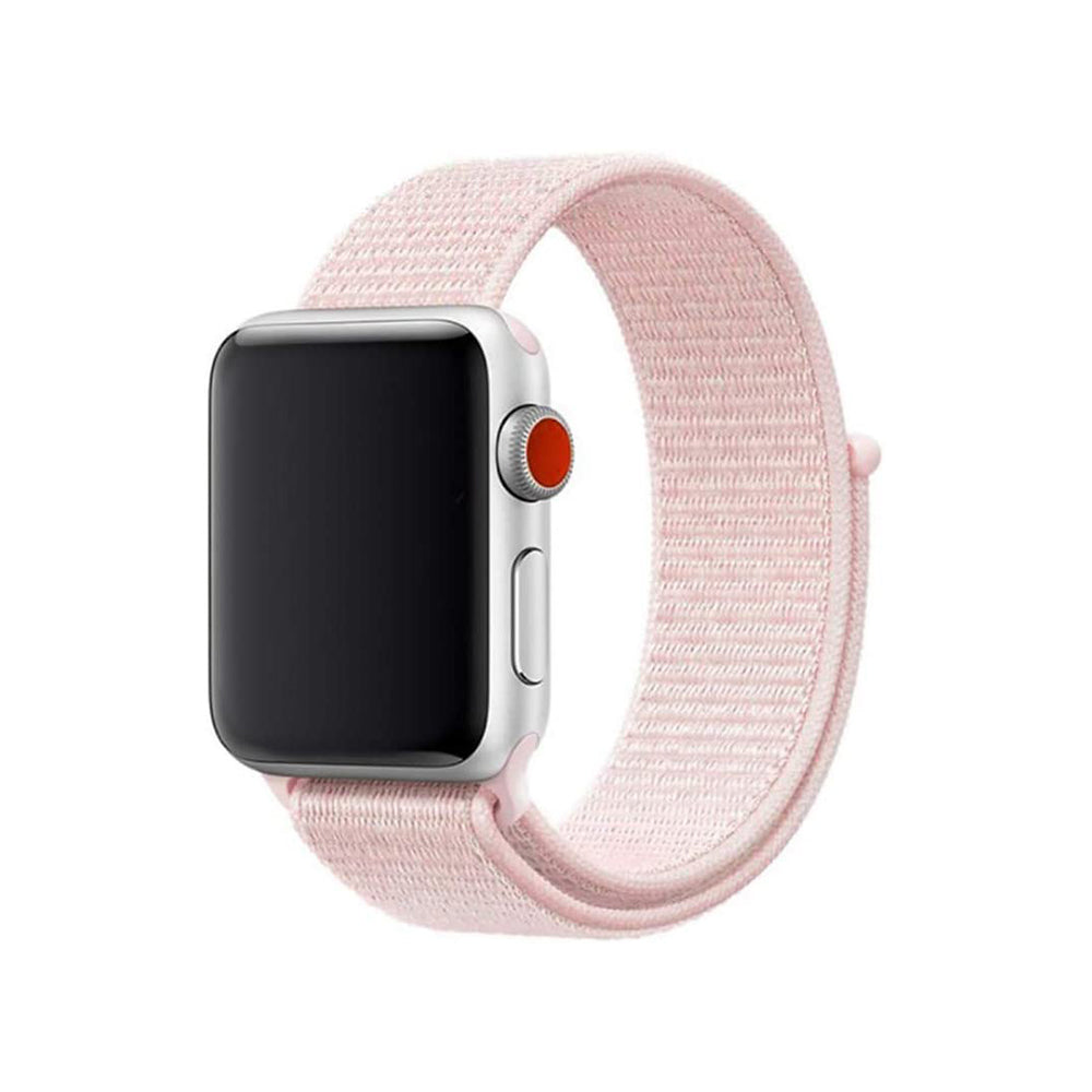 Apple Watch 41mm / 40mm / 38mm | Nylon Sport Band | Pink Sand