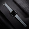 Apple Watch 41mm / 40mm / 38mm | Leather Watch Band Strap | Grey
