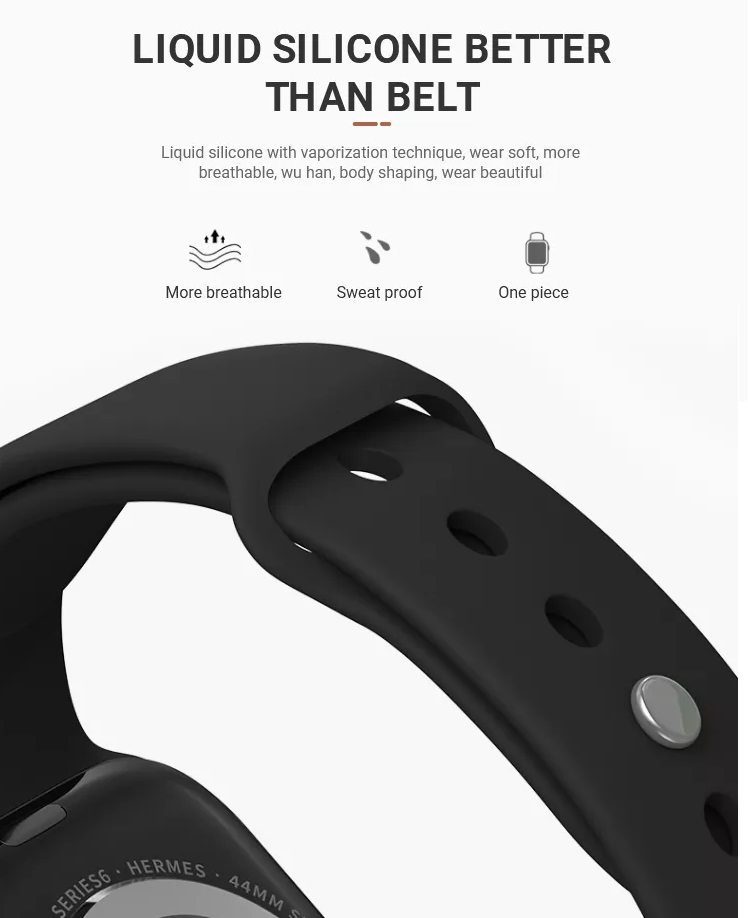 Apple Watch 41mm / 40mm / 38mm | Silicone Sport Bands |Blue