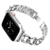 Apple Watch Ultra 49mm / 45mm / 44mm / 42mm | Cool Chain Metal Stainless Steel Bands | Silver