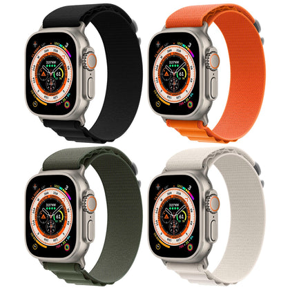 Apple Watch Ultra 49mm / 45mm / 44mm / 42mm | Alpine Loop Straps [Pack of 4] | Orange