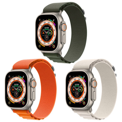 Apple Watch Ultra 49mm / 45mm / 44mm / 42mm | Alpine Loop Straps [Pack of 3] | Orange