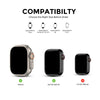 Apple Watch Ultra 49mm / 45mm / 44mm / 42mm | Silicone Ocean Watch Band Strap | Orange