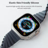 Apple Watch Ultra 49mm / 45mm / 44mm / 42mm | Silicone Ocean Watch Band Strap | Dark Grey