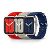Apple Watch Ultra 49mm / 45mm / 44mm / 42mm | Silicone Ocean Band | Midnight Blue / Beige / Red