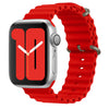 Apple Watch Ultra 49mm / 45mm / 44mm / 42mm | Silicone Ocean Watch Band Strap | Red