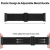 Pack 4 Stretchy Solo Loop Bands For Apple Watch Band 38mm 40mm 41mm Adjustable Braided Soft Nylon Elastic Sport Straps for iWatch Series Ultra 8 7 6 5 4 3 2 1 SE Women Men