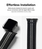 Apple Watch 42 / 44 / 45mm / 49mm Sports Air Loop Nylon Smartwatch Replacement Bands | Black