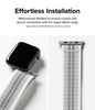 Apple Watch 42 / 44 / 45mm / 49mm Sports Air Loop Nylon Smartwatch Replacement Bands | Summit White
