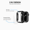 Matte Watch Cover | Apple Watch Series 8 45mm Case with Screen Protector  Pack of 6  | Clear/Black/Silver/Gold