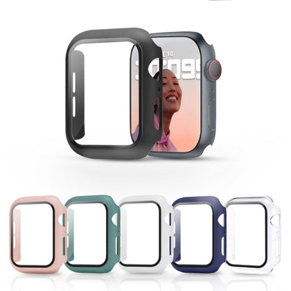 Matte Case with Built in Screen Protector | Apple Watch Series 8 45mm  Pack of 6  | Black/Blue/Green/Clear/White/Pink