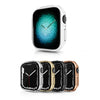 Electroplated Case with Built in Screen Protector | Apple Watch Series 8 41mm  Pack of 5  | Silver/Black/White/Champagne Gold/Rose Gold
