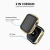 Electroplated Case with Built in Screen Protector | Apple Watch Series 8 45mm | Rose Gold