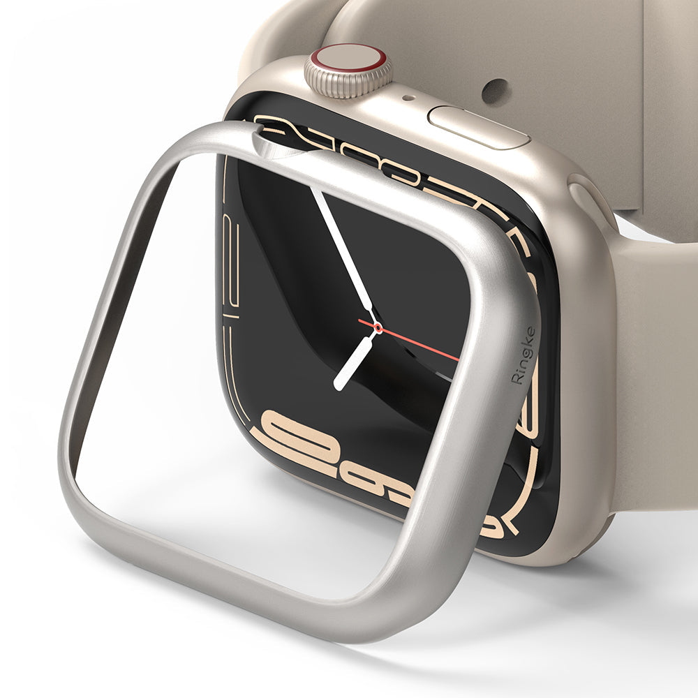 Apple Watch 8 / 7 41mm | Bezel Styling| Silver (41-09)