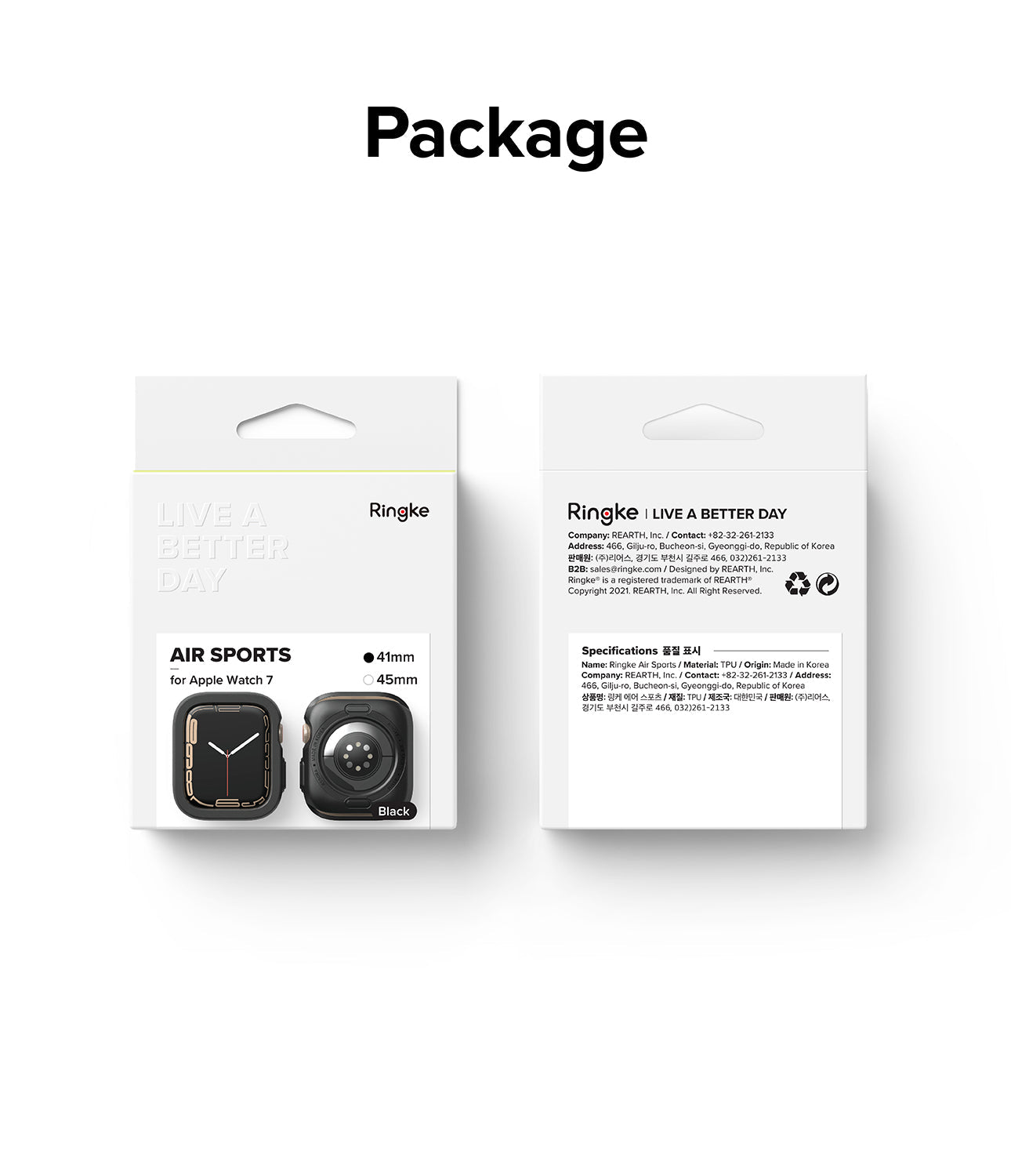 Apple Watch 7 41mm/iWatch Series 4/5/6/SE 40mm Case| Air Sports Series| Navy