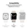 Apple Watch 8 / 7 41mm Case| Slim Series| Clear + Matte Black