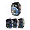 Matte Watch Cover | Apple Watch Ultra 49mm Case with Screen Protector  Pack of 4  | Clear/Black/Midnight Blue/Green