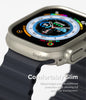 Apple Watch Ultra Case |  Slim Series | Clear/Titanium Gray  | 2 Pack