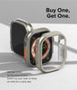 Apple Watch Ultra Case |  Slim Series | Clear/Titanium Gray  | 2 Pack
