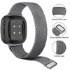 Metal Milanese Loop Bands | Fitbit Sense & Fitbit Versa 3 Smart Watch |Black