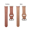 Leather Watch Band Straps | Fitbit Sense & Fitbit Versa 3 Smart Watch Brown