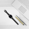 Leather Watch Band Straps | Fitbit Sense & Fitbit Versa 3 Smart WatchBlack