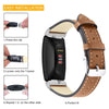 Leather Watch Band | Fitbit Charge 5 Smart Watch| Orange