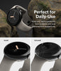 Google Pixel Watch | Bezel Styling Case Adhesive Frame Ring Cover | Black