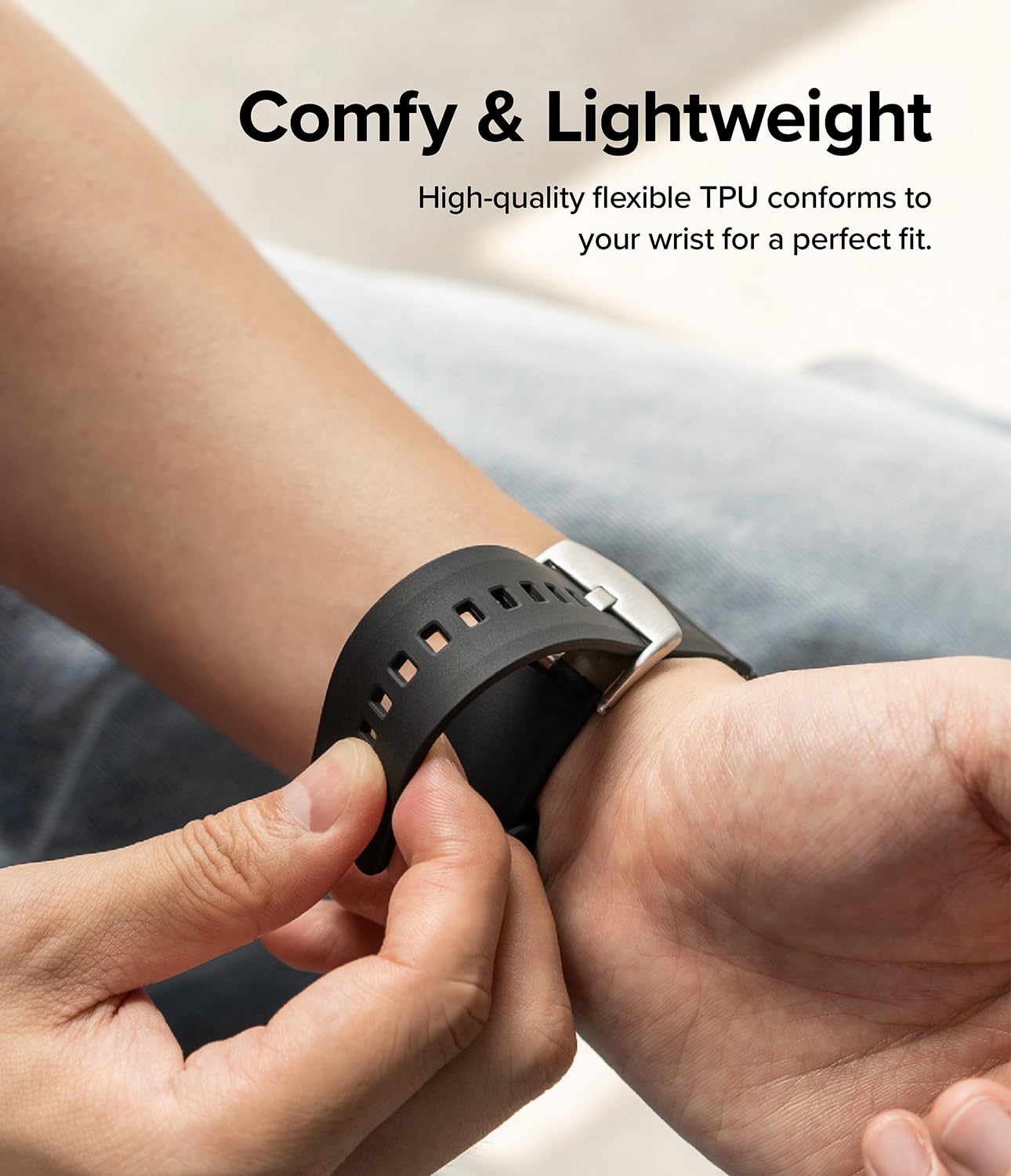Ringke - Galaxy Watch / Watch Lug Width 20mm Watch Band| Rubber One Bold Watch Straps| Paint