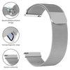 Samsung Galaxy Watch 4 40mm 44mm/Classic/Active 2 40mm 44mm/Galaxy Watch 3 41mm | Milanese Loop Metal Watch Band Strap | Silver