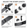 Samsung Galaxy Watch 4 40mm 44mm/Classic/Active 2 40mm 44mm/Galaxy Watch 3 41mm |  Solid Stainless Steel Watch Band | Black