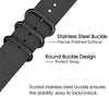 Samsung Galaxy Watch 3 45mm /46mm / Gear S3 Frontier / Classic / Watch GT 2 46mm | Woven Nylon Strap Watch Band   | Camouflage Gray