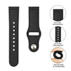 Samsung Galaxy Watch 3 45mm /46mm / Gear S3 Frontier / Classic / Watch GT 2 46mm | Leather Watch Band Straps | Grey