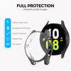 Matte Case with Built in Screen Protector | Galaxy Watch 4 44mm  Pack of 5  Protective cover | Black/Blue/Grey/Clear/Silver