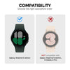 Matte Case with Built in Screen Protector | Galaxy Watch 4 44mm  Pack of 5  Protective cover | Black/Blue/Grey/Clear/Silver