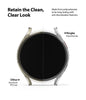 Samsung Galaxy Watch 4 40mm Case| Slim Series| Clear + Black