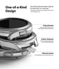 Samsung Galaxy Watch 4 Classic 46mm Case| Slim Series| Clear + White