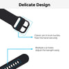 20mm Samsung Galaxy Watch 4 | NO GAP Silicone Watch Band Strap  | Official Grey