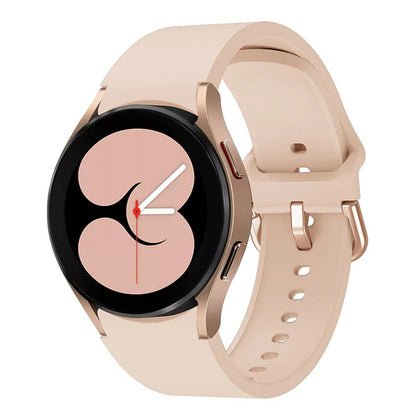 20mm Samsung Galaxy Watch 4 | NO GAP Silicone Watch Band Strap  | Lotus Pink