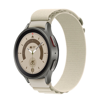 Alpine Loop Straps| Samsung Galaxy Watch 5 40mm 44mm/Galaxy Pro 5 45mm/Galaxy Watch 4 40mm 44mm | Starlight
