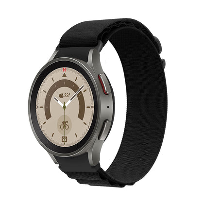 Alpine Loop Straps| Samsung Galaxy Watch 5 40mm 44mm/Galaxy Pro 5 45mm/Galaxy Watch 4 40mm 44mm | Black