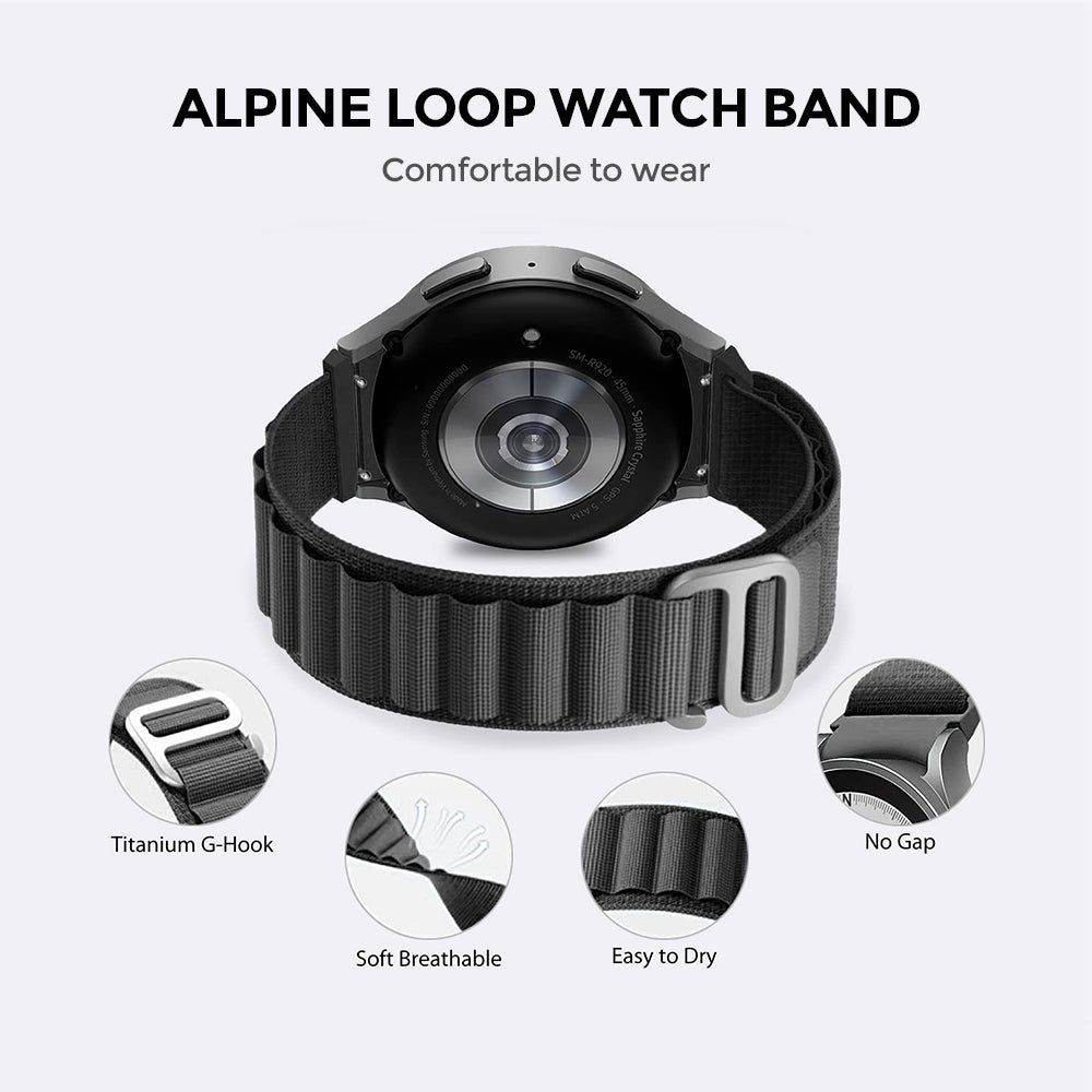 Alpine Loop Straps| Samsung Galaxy Watch 5 40mm 44mm/Galaxy Pro 5 45mm/Galaxy Watch 4 40mm 44mm | Light Pink