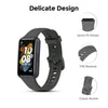 Huawei Watch Band 7 | Silicone Watch Band Strap + TPU Watch Case | Black