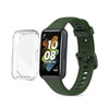 Huawei Watch Band 7 | Silicone Watch Band Strap + TPU Watch Case | Dark Green