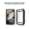 Huawei Band 7 Case |TPU Case with Screen Protector  Black/Silver