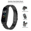 Xiaomi Mi Band 6 / 5 | 3 beads Stainless Steel Metal Watch Band Strap | Black