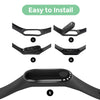 Xiaomi Mi Band 6 / 5 | Silicone Watch Band Strap  [Pack Of 5]  | Black/Grey/Blue/Green/White