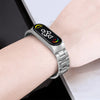 Xiaomi Mi Band 7 | 3 beads Stainless Steel Metal Watch Band Strap | Black
