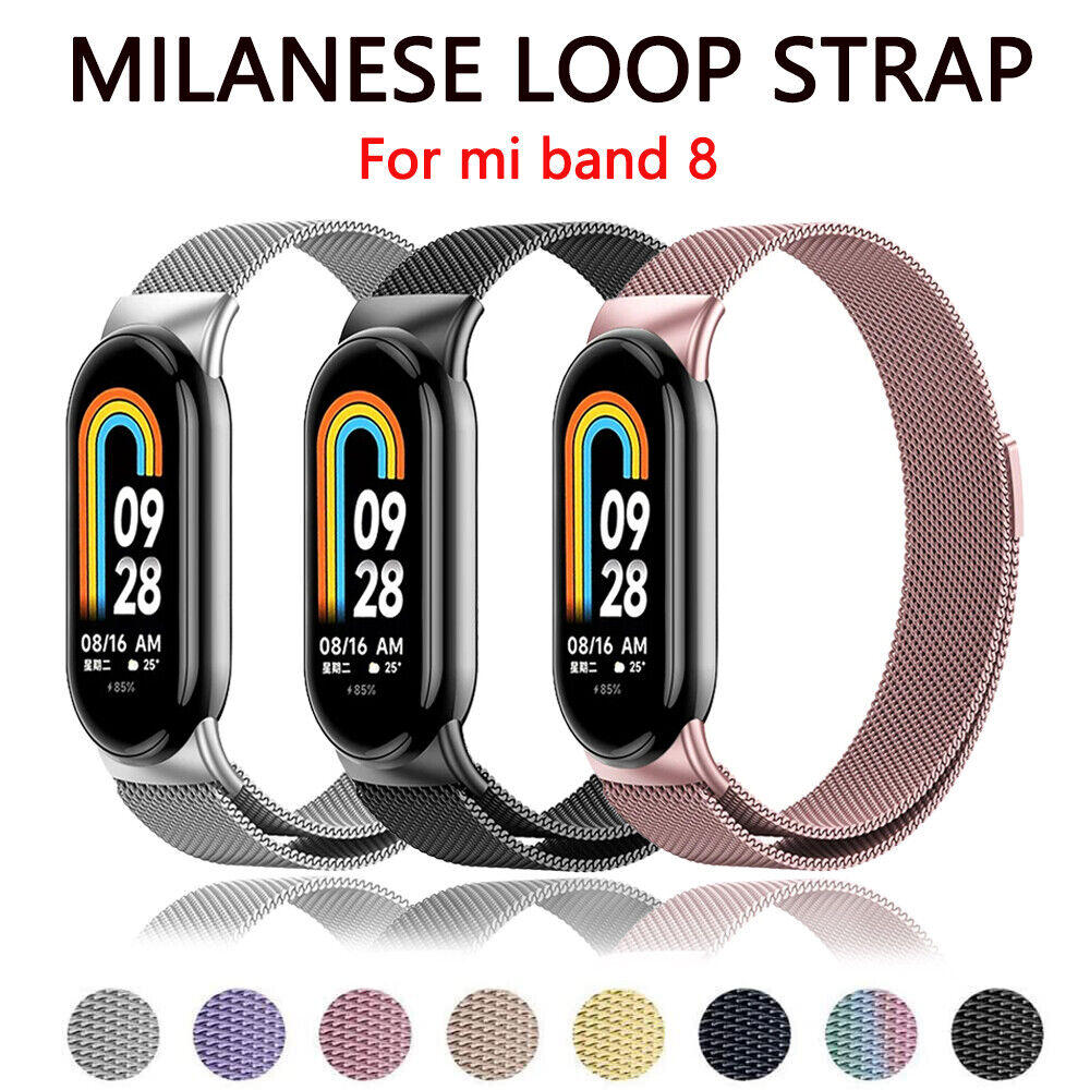 Xiaomi Mi Band 8 Milanese Loop Strap | Rose Pink
