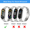 Xiaomi Mi Band 8 Metal Watch Strap | Silver
